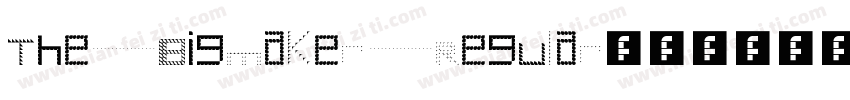 The Bigmaker Regular字体转换